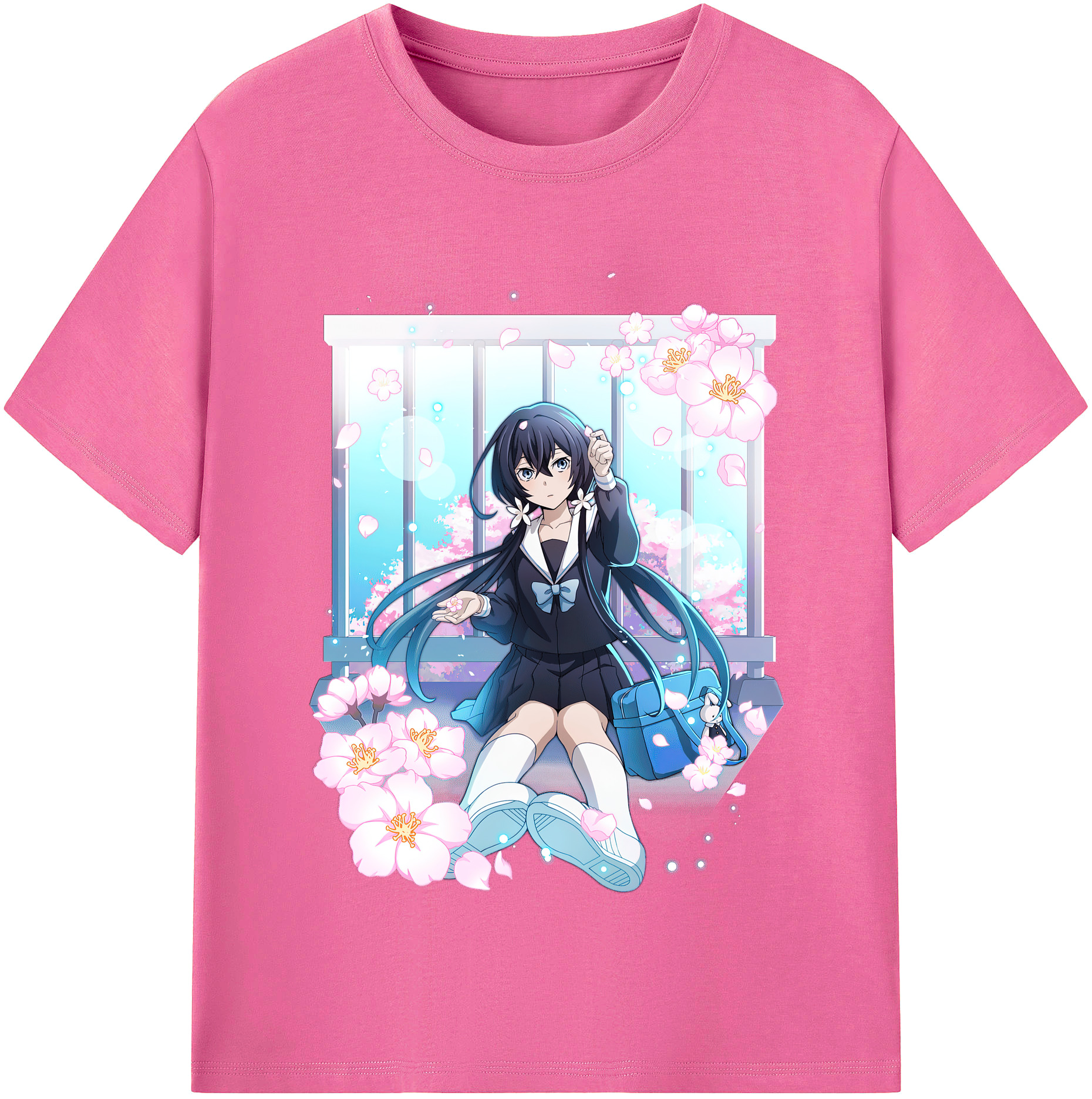 （画像用） 文豪ストレイドッグス Bungo Stray Dogs レディースカジュアルプリントTシャツ（綿100％）